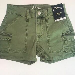 Art Class Olive Cargo Shorts for Women